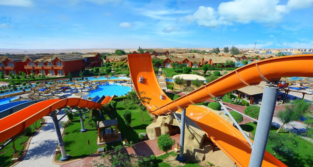 jungle aquapark orange slide