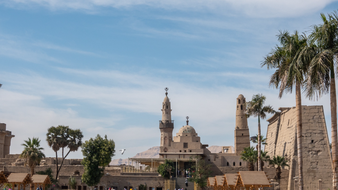 moskee bij luxor tempel