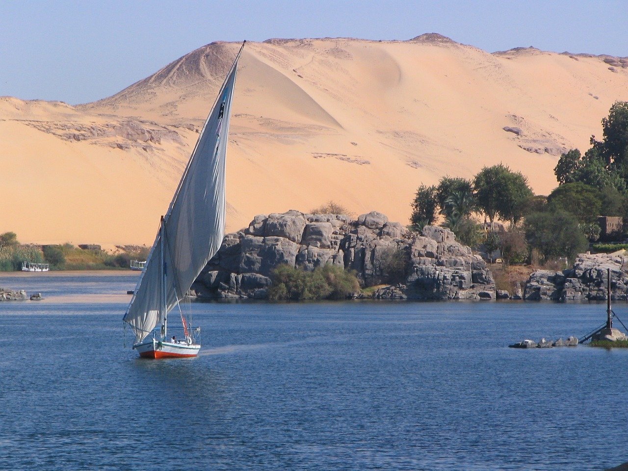 felucca tocht in aswan