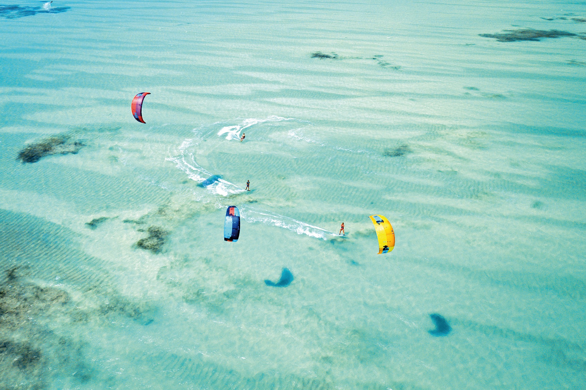 Abu Soma kitesurfing