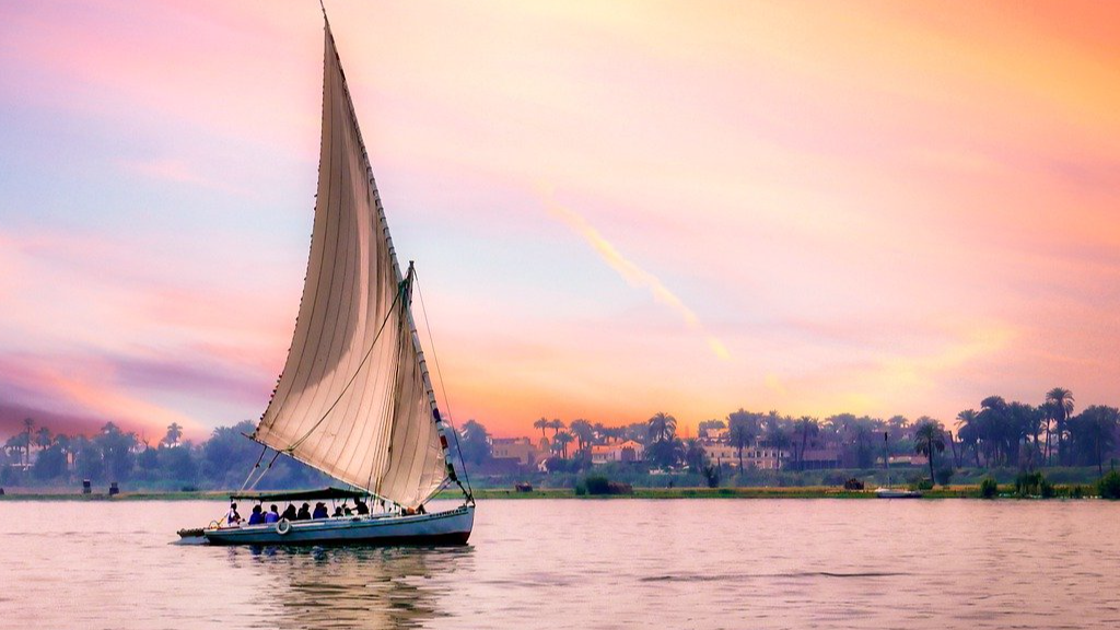 felucca tocht over de nijl